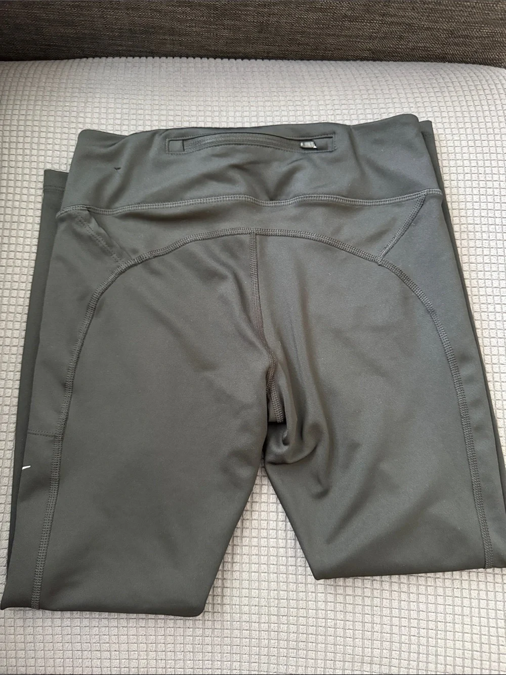 Nike Dri Fit Athletic Leggings With Mesh Calf